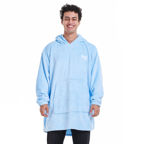 Snuggs Blanket Hoodie Light Blue